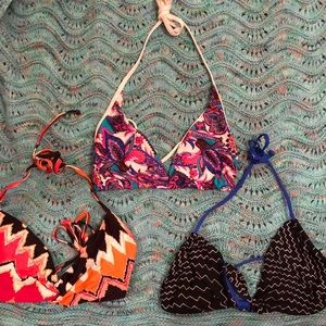 NWOT L*SPACE SWIM BIKINI TOP BUNDLE